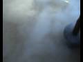 pouring liquid nitrogen